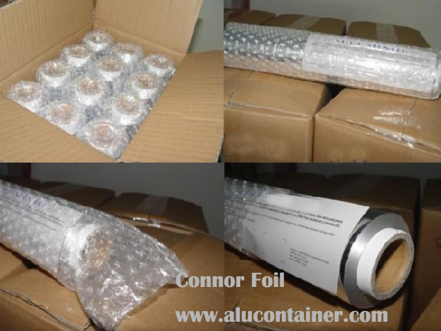 Food Packing Aluminum Foil Household Roll 45mm width with Metal Cutter