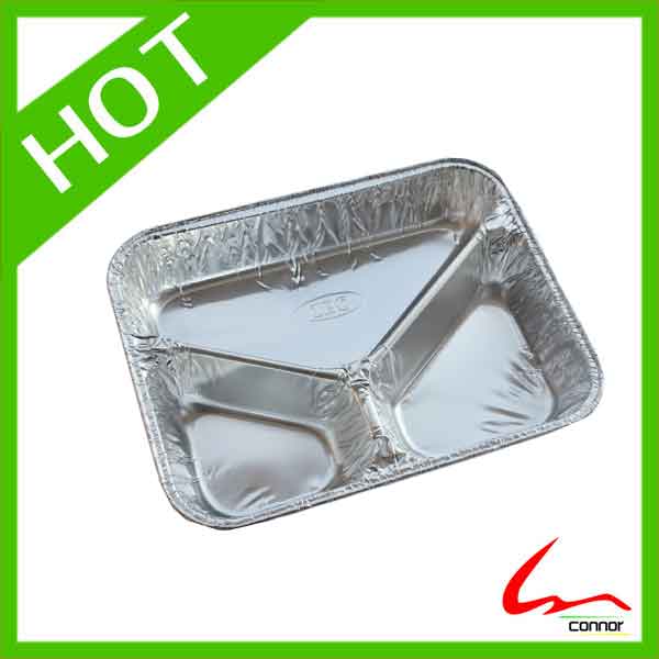 Three Compartment Foil Pan