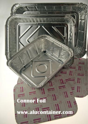 Aluminium Foil Carboard Lids For TakeOut Containers